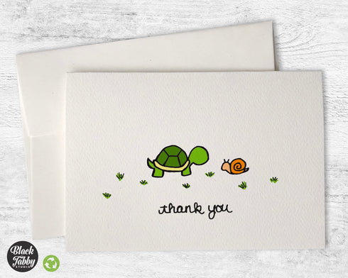The Turtle & The Snail - Thank You Cards